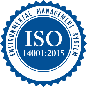 ISO 14001:2015 - Certified Company, Environmental Management System (EMS). ISO 14001:2015 - Certified Company, Environmental Management System (EMS).