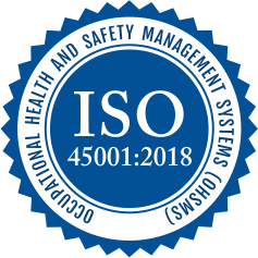 ISO 45001:2018 - Certified Company, An Occupational Health and Safety (OH&S) Management System. ISO 45001:2018 - Certified Company, An Occupational Health and Safety (OH&S) Management System.